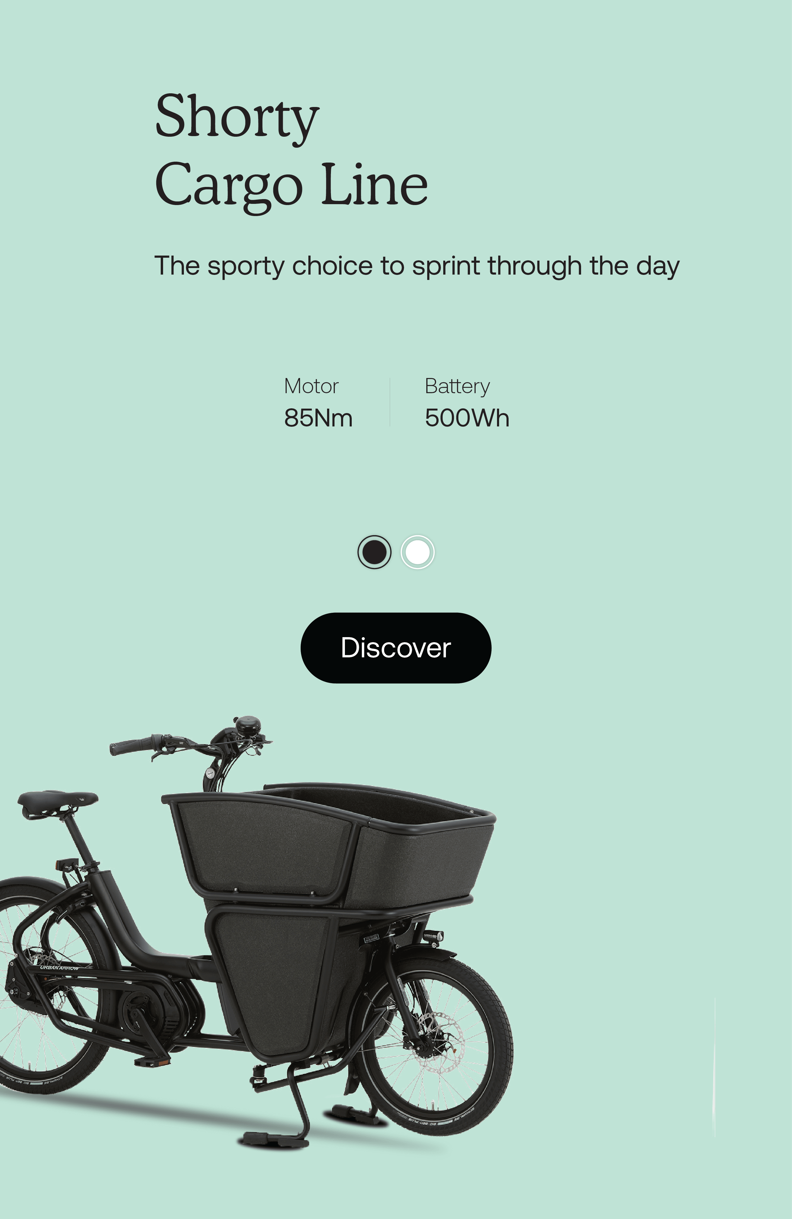 Urban Arrow Shorty Electric cargo bike